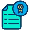 پیش‌نمایش فایل ribbon-document-4 از پک آموزش و مدرسه – سبک خطی رنگی – جلد ۳