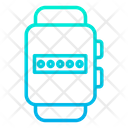 پیش‌نمایش فایل password-smartwatch-1 از پک امنیت سایبری – سبک خطی گرادیانی – جلد ۲