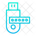 پیش‌نمایش فایل secure-pendrive-3 از پک امنیت سایبری – سبک خطی گرادیانی – جلد ۲
