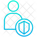 پیش‌نمایش فایل secure-profile-3 از پک امنیت سایبری – سبک خطی گرادیانی – جلد ۲