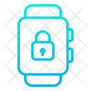 پیش‌نمایش فایل secure-smartwatch-1 از پک امنیت سایبری – سبک خطی گرادیانی – جلد ۲