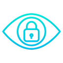 پیش‌نمایش فایل secure-view-1 از پک امنیت سایبری – سبک خطی گرادیانی – جلد ۲
