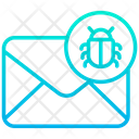 پیش‌نمایش فایل bug-mail-1 از پک امنیت سایبری – سبک خطی گرادیانی – جلد ۱