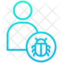 پیش‌نمایش فایل bug-profile-1 از پک امنیت سایبری – سبک خطی گرادیانی – جلد ۱