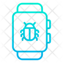 پیش‌نمایش فایل bug-smartwatch-1 از پک امنیت سایبری – سبک خطی گرادیانی – جلد ۱