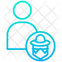 پیش‌نمایش فایل hacker-profile-1 از پک امنیت سایبری – سبک خطی گرادیانی – جلد ۱