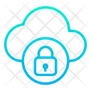 پیش‌نمایش فایل secure-cloud-85 از پک امنیت سایبری – سبک خطی گرادیانی – جلد ۱