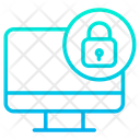 پیش‌نمایش فایل secure-computer-10 از پک امنیت سایبری – سبک خطی گرادیانی – جلد ۱