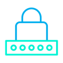 پیش‌نمایش فایل password-204 از پک امنیت سایبری – سبک خطی رنگی – جلد ۲