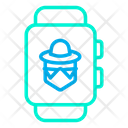 پیش‌نمایش فایل hacker-smartwatch-2 از پک امنیت سایبری – سبک خطی رنگی – جلد ۱