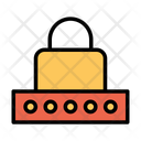 پیش‌نمایش فایل password-207 از پک امنیت سایبری – سبک خطی تک‌رنگ – جلد ۲
