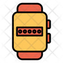 پیش‌نمایش فایل password-smartwatch-2 از پک امنیت سایبری – سبک خطی تک‌رنگ – جلد ۲