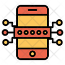 پیش‌نمایش فایل secure-mobile-19 از پک امنیت سایبری – سبک خطی تک‌رنگ – جلد ۲