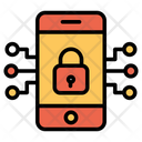 پیش‌نمایش فایل secure-mobile-20 از پک امنیت سایبری – سبک خطی تک‌رنگ – جلد ۲