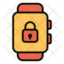 پیش‌نمایش فایل secure-smartwatch-8 از پک امنیت سایبری – سبک خطی تک‌رنگ – جلد ۲