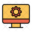 پیش‌نمایش فایل setting-computer-3 از پک امنیت سایبری – سبک خطی تک‌رنگ – جلد ۲
