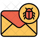پیش‌نمایش فایل bug-mail-3 از پک امنیت سایبری – سبک خطی تک‌رنگ – جلد ۱