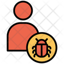 پیش‌نمایش فایل bug-profile-3 از پک امنیت سایبری – سبک خطی تک‌رنگ – جلد ۱