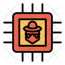 پیش‌نمایش فایل hacker-microchip-3 از پک امنیت سایبری – سبک خطی تک‌رنگ – جلد ۱