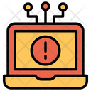 پیش‌نمایش فایل info-laptop-3 از پک امنیت سایبری – سبک خطی تک‌رنگ – جلد ۱