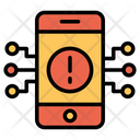پیش‌نمایش فایل info-mobile-3 از پک امنیت سایبری – سبک خطی تک‌رنگ – جلد ۱