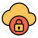 پیش‌نمایش فایل secure-cloud-93 از پک امنیت سایبری – سبک خطی تک‌رنگ – جلد ۱
