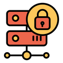 پیش‌نمایش فایل secure-hosting-10 از پک امنیت سایبری – سبک خطی تک‌رنگ – جلد ۱