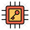 پیش‌نمایش فایل secure-microchip-10 از پک امنیت سایبری – سبک خطی تک‌رنگ – جلد ۱