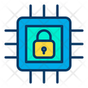 پیش‌نمایش فایل lock-microchip-1 از پک امنیت سایبری – سبک خطی رنگی – جلد ۲
