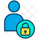 پیش‌نمایش فایل lock-profile-2 از پک امنیت سایبری – سبک خطی رنگی – جلد ۲