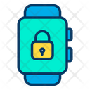 پیش‌نمایش فایل lock-smartwatch-3 از پک امنیت سایبری – سبک خطی رنگی – جلد ۲