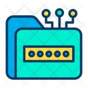 پیش‌نمایش فایل password-folder-1 از پک امنیت سایبری – سبک خطی رنگی – جلد ۲