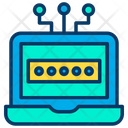 پیش‌نمایش فایل password-laptop-1 از پک امنیت سایبری – سبک خطی رنگی – جلد ۲