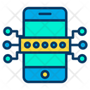 پیش‌نمایش فایل password-mobile-1 از پک امنیت سایبری – سبک خطی رنگی – جلد ۲