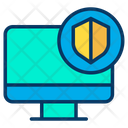 پیش‌نمایش فایل shield-computer-1 از پک امنیت سایبری – سبک خطی رنگی – جلد ۲