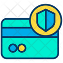 پیش‌نمایش فایل shield-credit-card-1 از پک امنیت سایبری – سبک خطی رنگی – جلد ۲