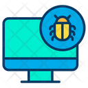 پیش‌نمایش فایل bug-computer-4 از پک امنیت سایبری – سبک خطی رنگی – جلد ۱