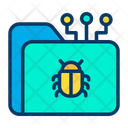 پیش‌نمایش فایل bug-folder-4 از پک امنیت سایبری – سبک خطی رنگی – جلد ۱