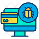 پیش‌نمایش فایل bug-online-payment-4 از پک امنیت سایبری – سبک خطی رنگی – جلد ۱