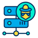 پیش‌نمایش فایل hacker-hosting-4 از پک امنیت سایبری – سبک خطی رنگی – جلد ۱