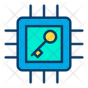 پیش‌نمایش فایل key-microchip-1 از پک امنیت سایبری – سبک خطی رنگی – جلد ۱