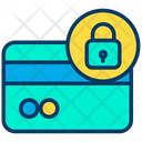 پیش‌نمایش فایل lock-credit-card-7 از پک امنیت سایبری – سبک خطی رنگی – جلد ۱