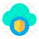 پیش‌نمایش فایل shield-cloud-2 از پک امنیت سایبری – سبک فلت – جلد ۲