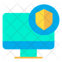 پیش‌نمایش فایل shield-computer-2 از پک امنیت سایبری – سبک فلت – جلد ۲