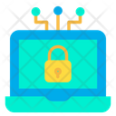پیش‌نمایش فایل lock-laptop-1 از پک امنیت سایبری – سبک فلت – جلد ۱