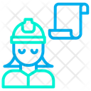 پیش‌نمایش فایل woman-engineer-plan از پک مهندسی
