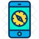 پیش‌نمایش فایل mobile-compass-4 از پک نقشه و ناوبری