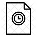پیش‌نمایش فایل clock-document از پک تاسکس