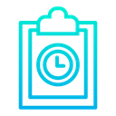 پیش‌نمایش فایل clock-clipboard-9 از پک تاسکس