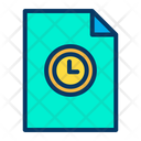 پیش‌نمایش فایل clock-document-4 از پک تاسکس